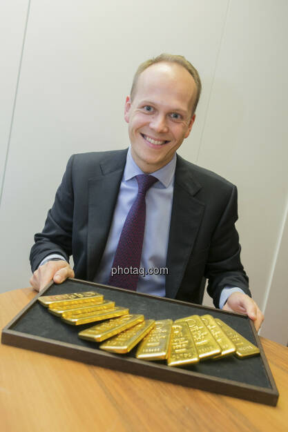 Ronald Stöferle, Gold, http://www.schoeller-muenzhandel.at, © finanzmarktfoto.at/Martina Draper (20.01.2013) 