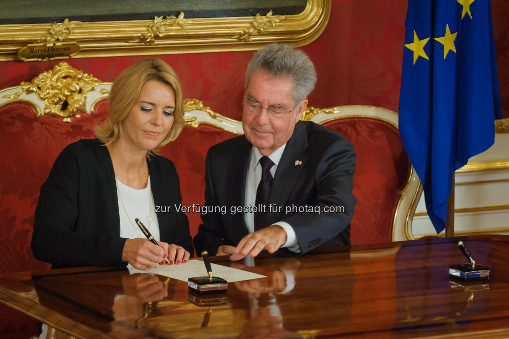  Sonja Steßl, Bundespräsident Heinz Fischer, © SPÖ/Lehmann (02.09.2014) 