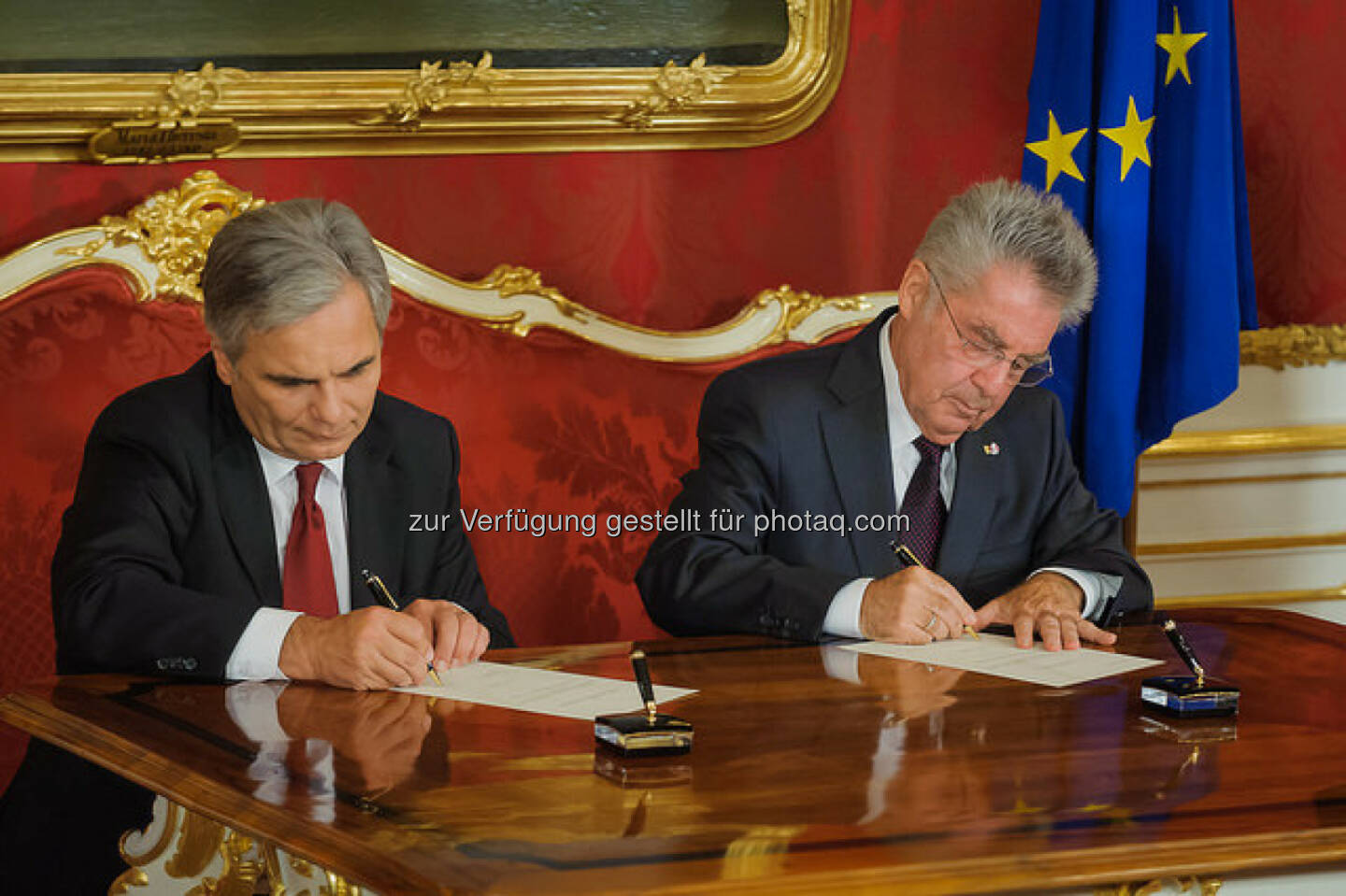 Bundeskanzler Werner Faymann, Bundespräsident Heinz Fischer