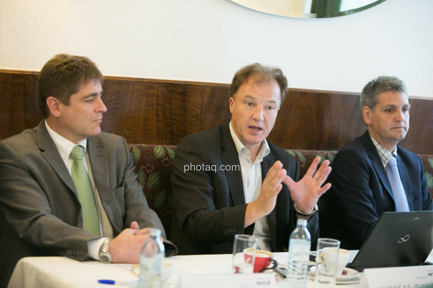 Frank Dumeier (Vorstand W.E.B Windenergie AG), Andreas Dangl (Vorstandsvorsitzender W.E.B Windenergie AG), Michael Trcka (Vorstand W.E.B Windenergie AG)