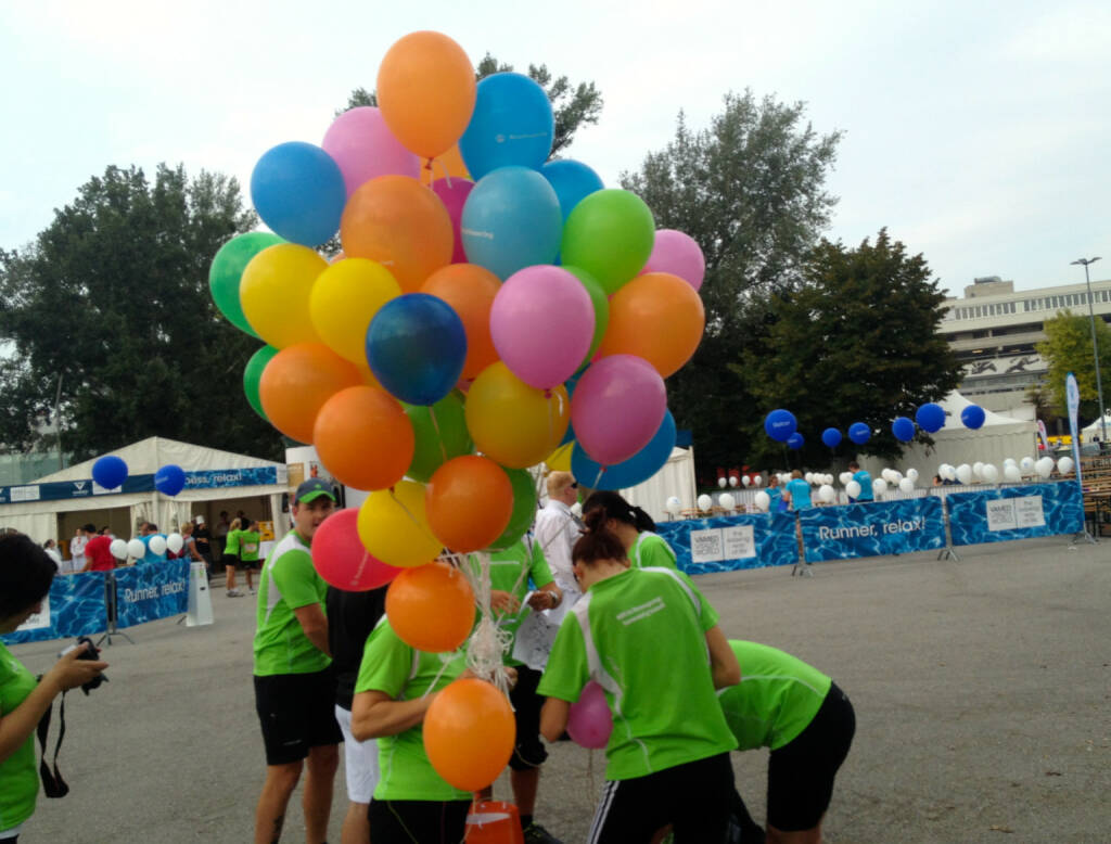 Luftballons beim Wien Energie Business Run 2014 (04.09.2014) 