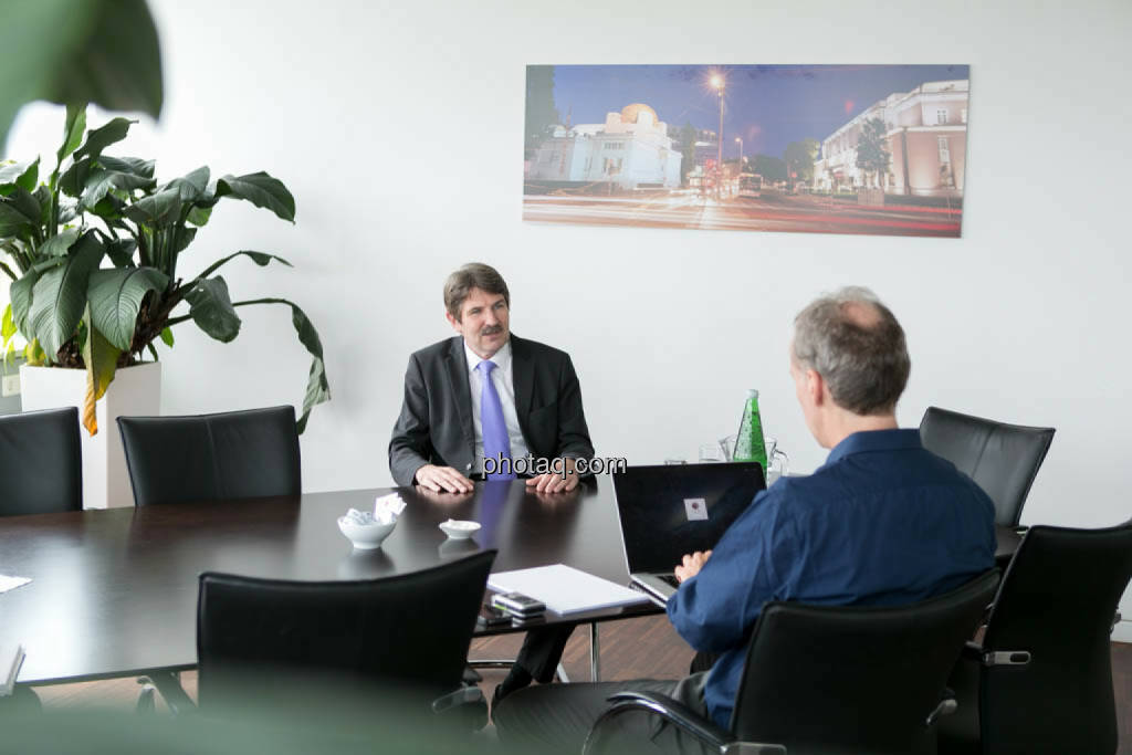 Ernst Vejdovszky (S Immo), Christian Drastil, © photaq/Martina Draper (09.09.2014) 