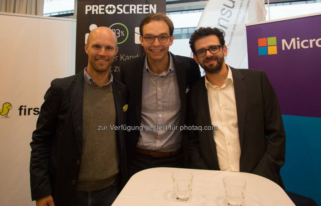 Matthias Wolf, Nicolas Vorsteher, Gerd Beidernikl (Bild: Robin Consult/Roznovsky) (11.09.2014) 