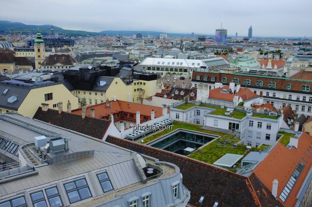 Hochhaus Herregasse 6-8 Aussicht Dachlandschaft Wien (13.09.2014) 