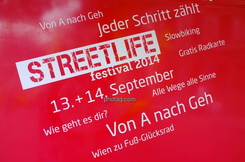 Streetlife Festival 2014 - 13.,14.9.2014 Jeder Schritt zählt, © photaq.com (14.09.2014) 