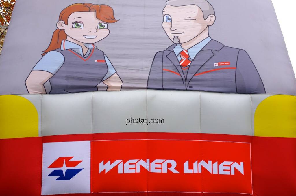 Wiener Linien, Mann, Frau, © photaq.com (14.09.2014) 