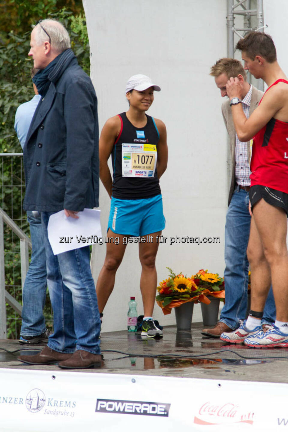 Annabelle Mary Konczer, Siegerin Viertelmarathon Damen, Wachau Marathon 2014