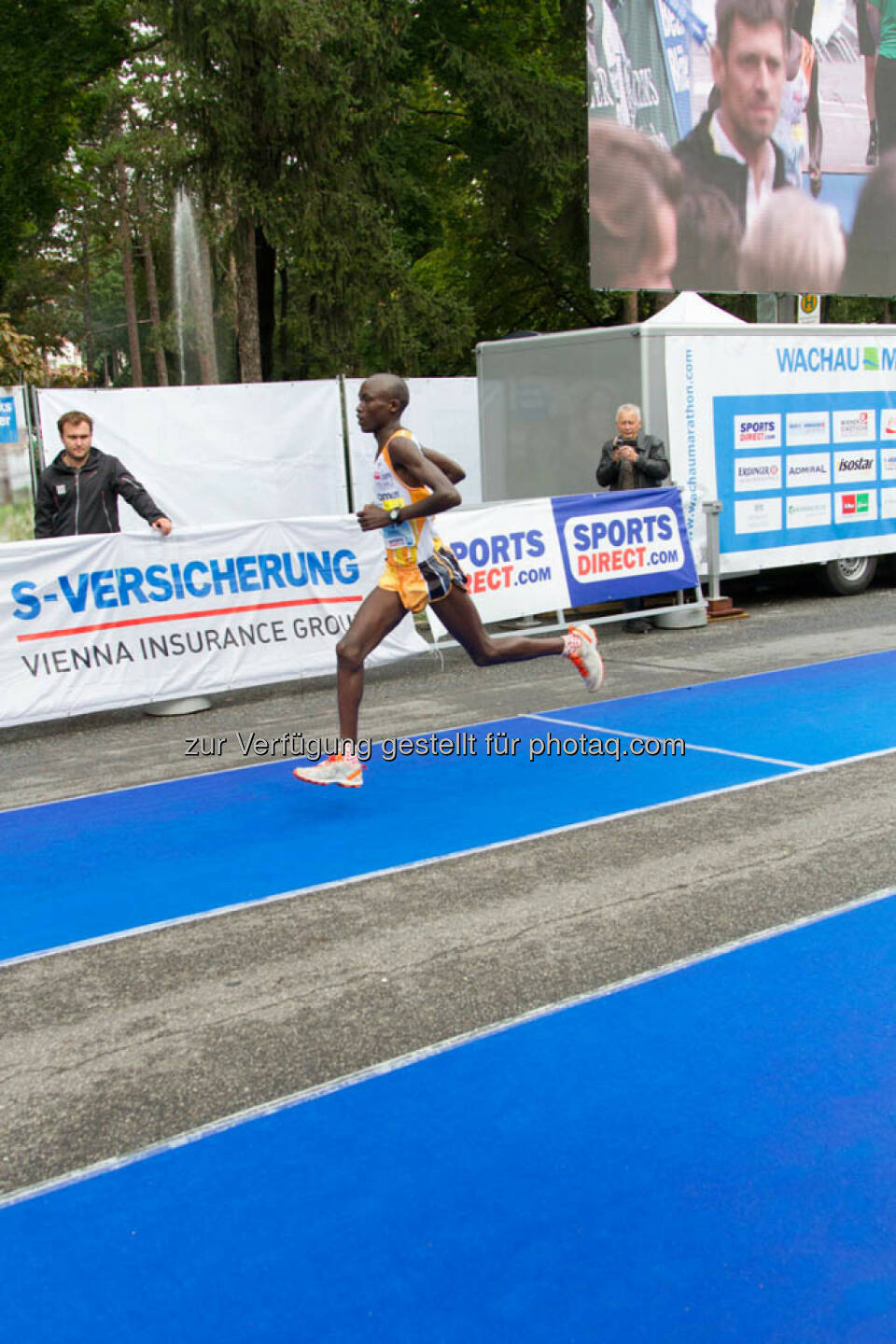 Bett Bernard-Kiplangat, 2. Platz Halbmarathon Herren, Wachau Marathon 2014