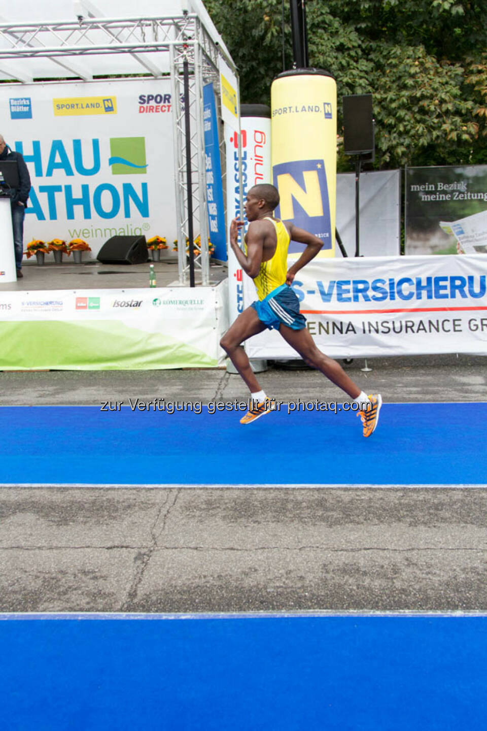 Langat Robert, 3. Platz Halbmarathon Herren, Wachau Marathon 2014