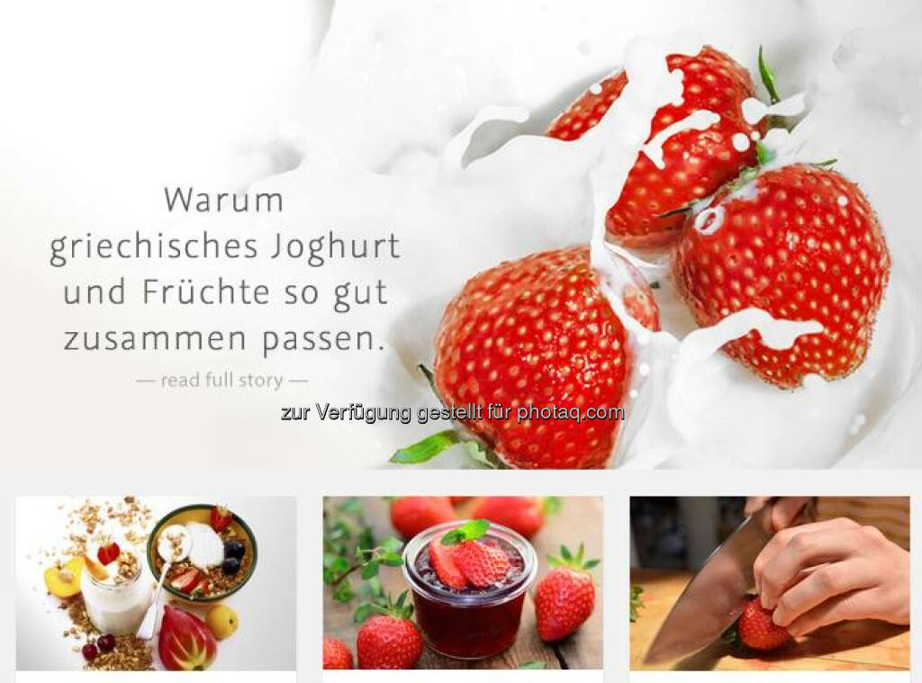 Ab sofort findet ihr aktuelle Foodtrends auf unserem neuen TRENDBLOG von AGRANA Fruit - wir freuen uns über euer Feedback und natürlich auch über Themenwünsche!

http://www.agrana.com/produkte/frucht/fruchtzubereitungen/trendblog/ 

, © Aussender (17.09.2014) 