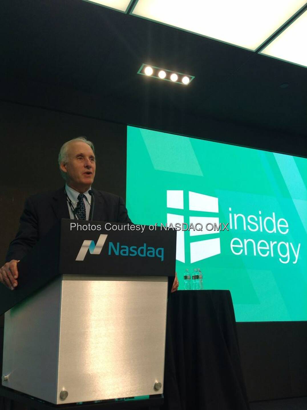 Richard Kaufman is rounding out a great day of discussion by panelists & experts here at #InsideEnergy + @solarcity  Source: http://facebook.com/NASDAQ