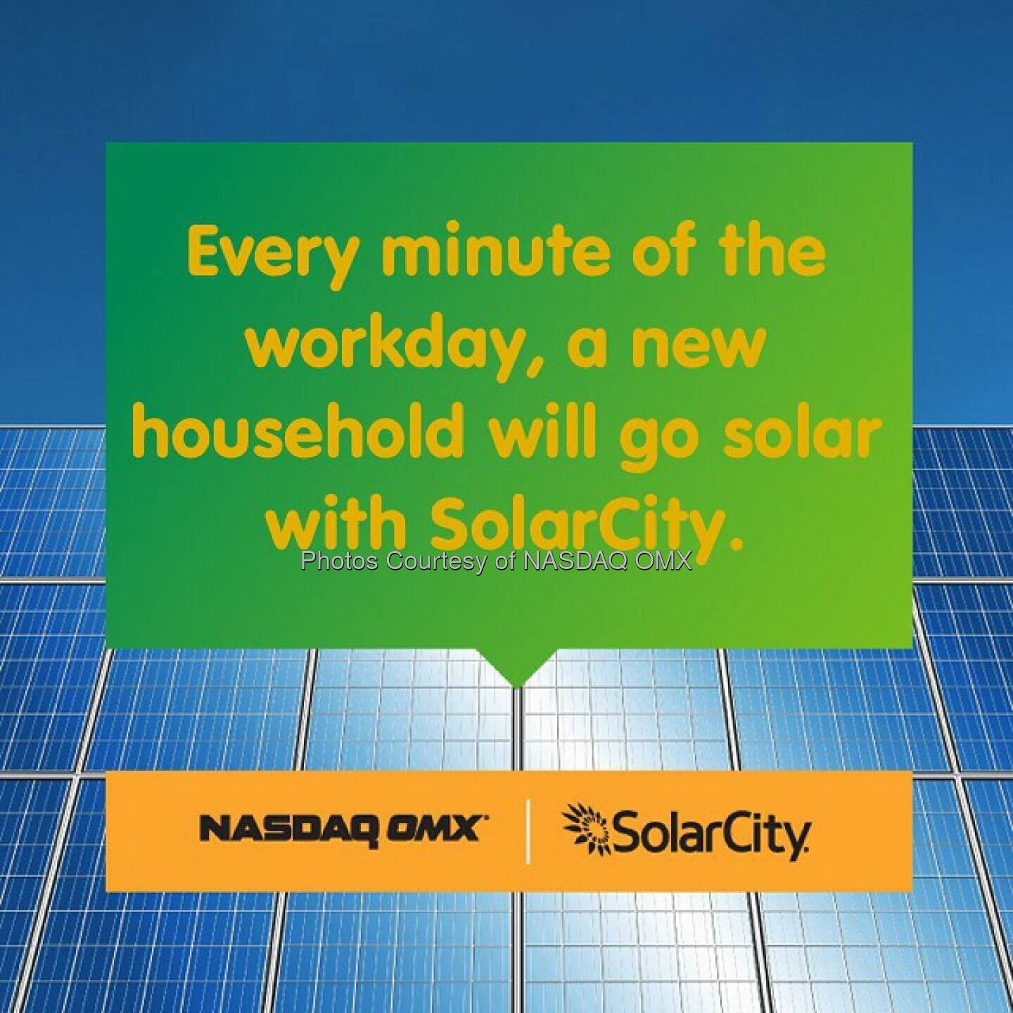 #SolarFacts from @SolarCity at #InsideEnergy #sustainability #renewables  Source: http://facebook.com/NASDAQ