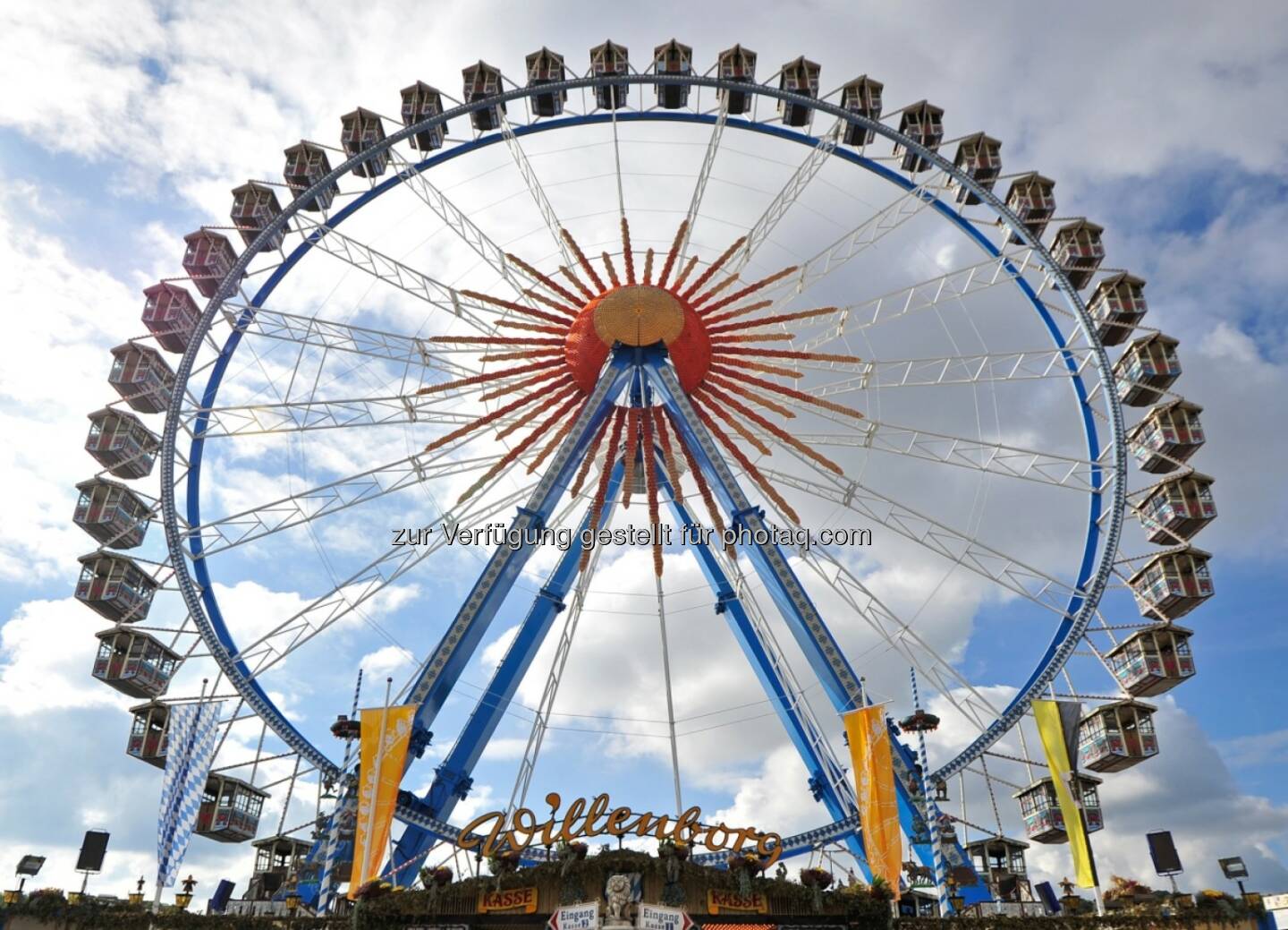 Riesenrad, Vergnügungspark - Siemens-Technik auf dem Münchner Oktoberfest (Bild: Siemens)