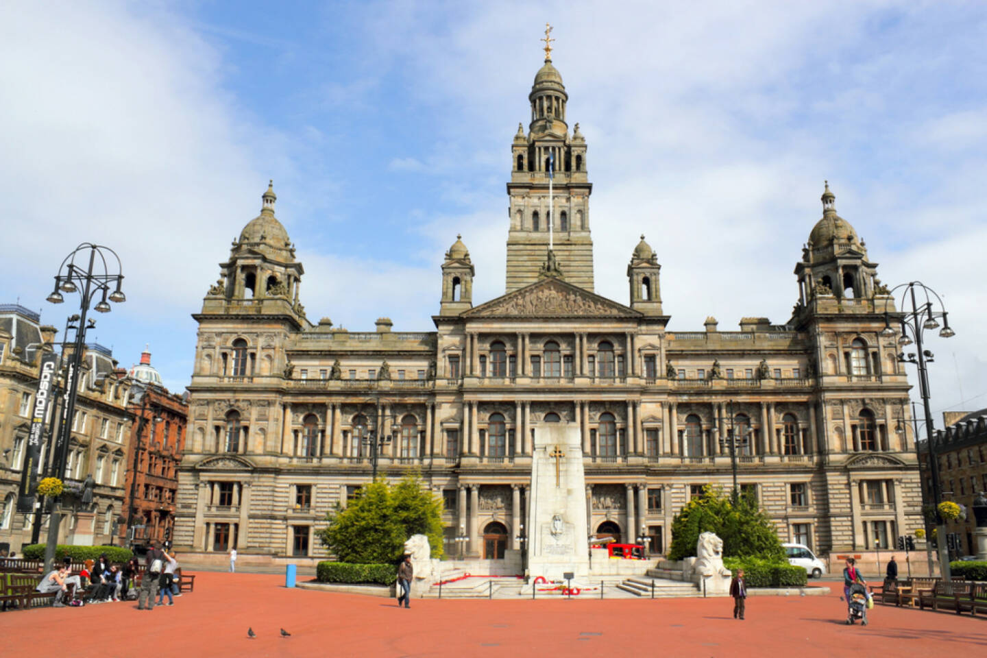 Schottland, Glasgow, Rathaus, http://www.shutterstock.com/de/pic-166775057/stock-photo-city-hall-of-glasgow.html