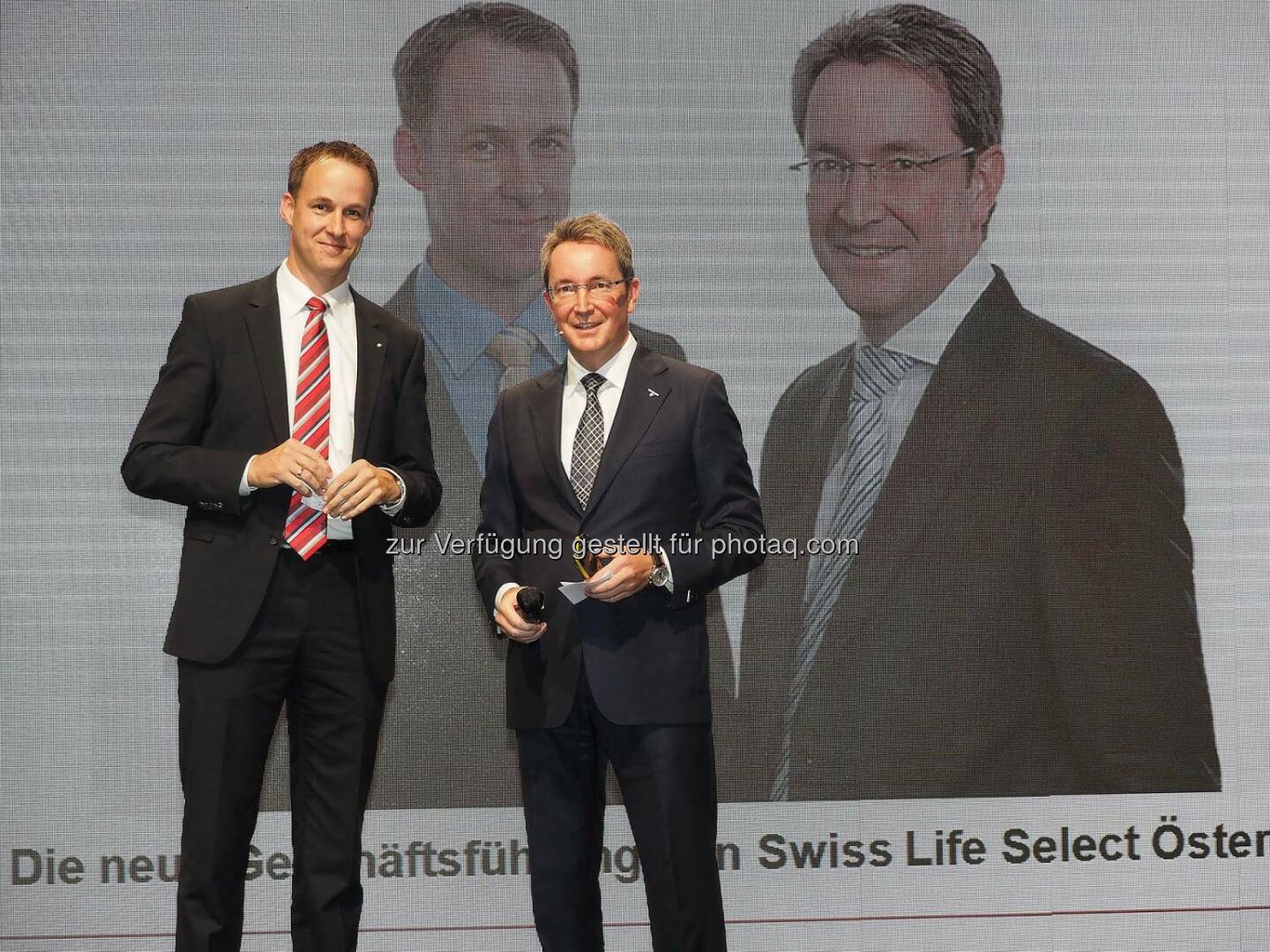Frank Wiemer, Christoph Obererlacher - Geschäftsführung Swiss Life Select Österreich (Bild: Pepo Schuster)