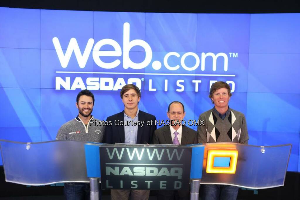 Web.com rings the #NASDAQ Closing Bell! $WWWW  Source: http://facebook.com/NASDAQ (23.09.2014) 
