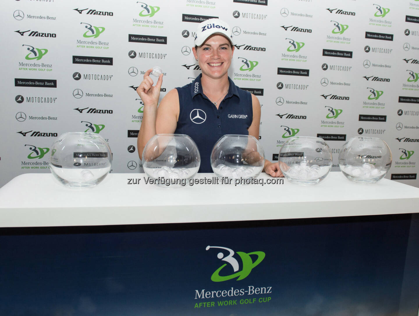 Caroline Masson - Markenbotschafterin Mercedes Benz - Mercedes-Benz After Work Golf Cup. Beliebte 9-Lochserie knackt 3.000er Turniermarke