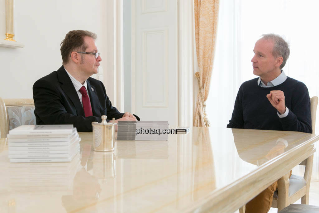 Gregor Rosinger, Christian Drastil, © photaq/Martina Draper (23.09.2014) 