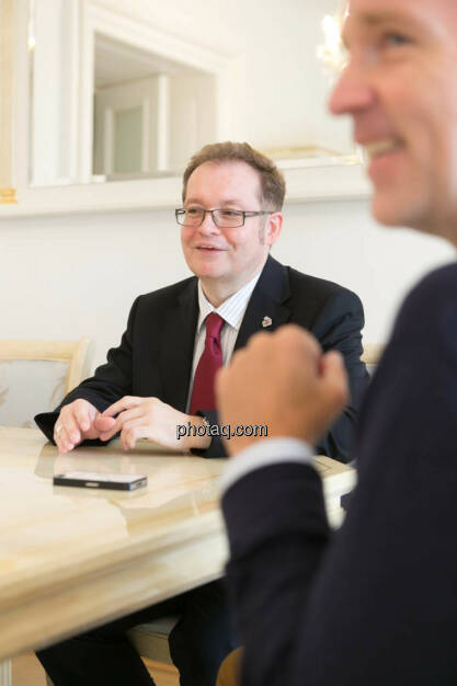 Gregor Rosinger, Christian Drastil, © photaq/Martina Draper (23.09.2014) 