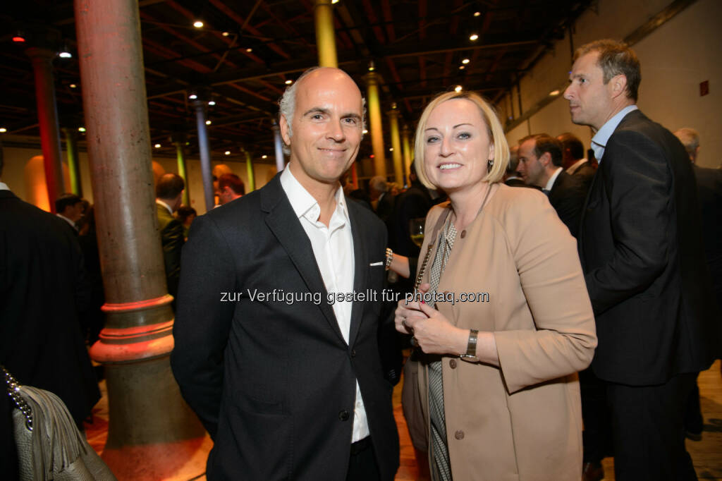 Rudi Kobza (Geschäftsführer kobza integral public relations) und Kristin Hanusch-Linser (Pressesprecherin ÖBB), © Telekom Austria Group / Rainer Eckharter (24.09.2014) 