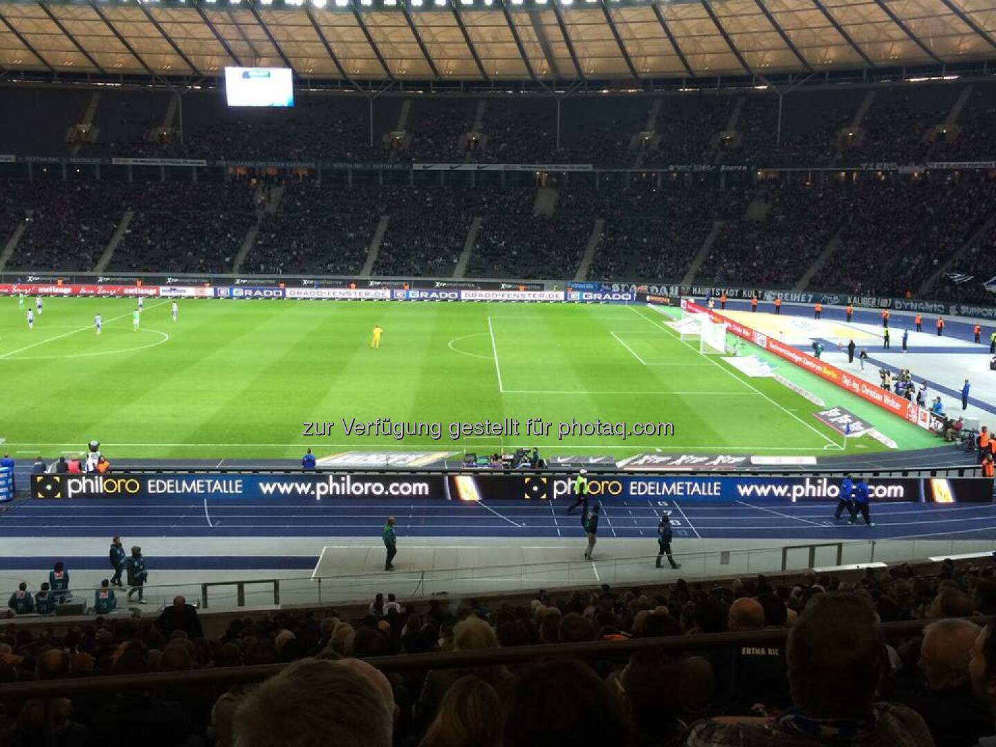 Gemeinsam mit Hertha BSC feiern wir als neuer Werbepartner den ersten Heimsieg der Saison.  Source: http://twitter.com/philoro