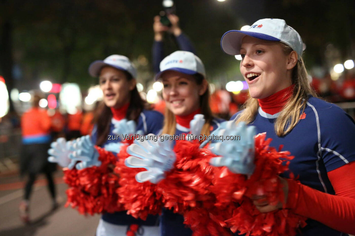 erste bank vienna night run 2014, cheerleader, anfeuern