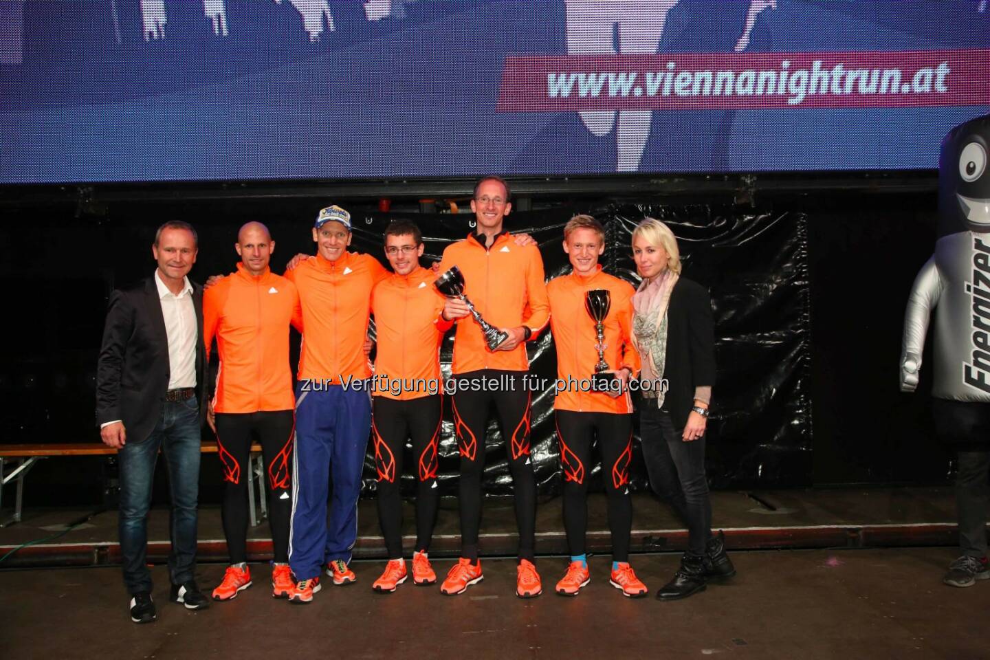 Hannes Menitz, Veranstalter des erste bank vienna night runs, Team Adidas Booster, Christine Grafinger