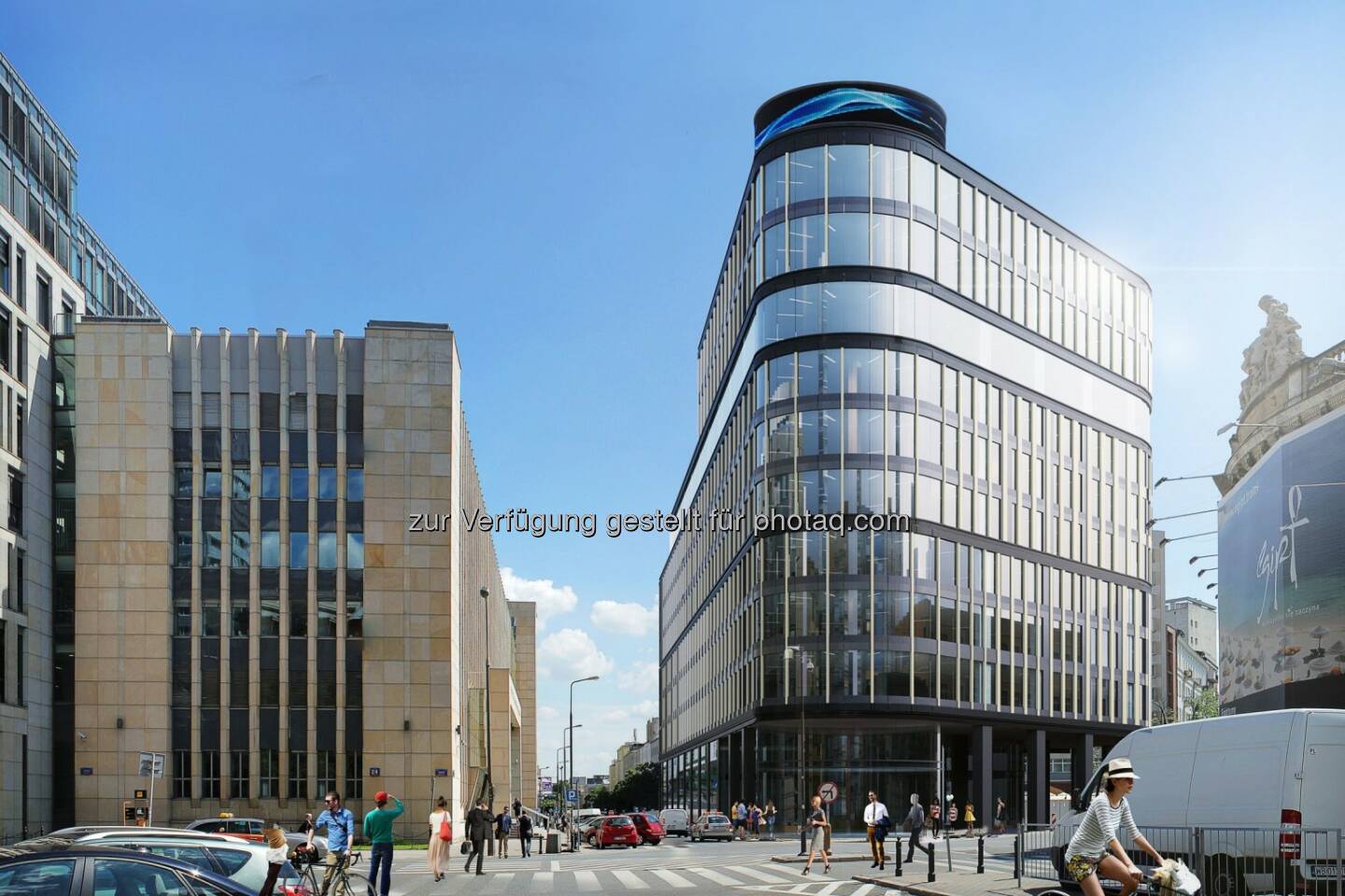 Strabag Real Estate entwickelt Büro- und Geschäftshaus Astoria im Zentrum von Warschau