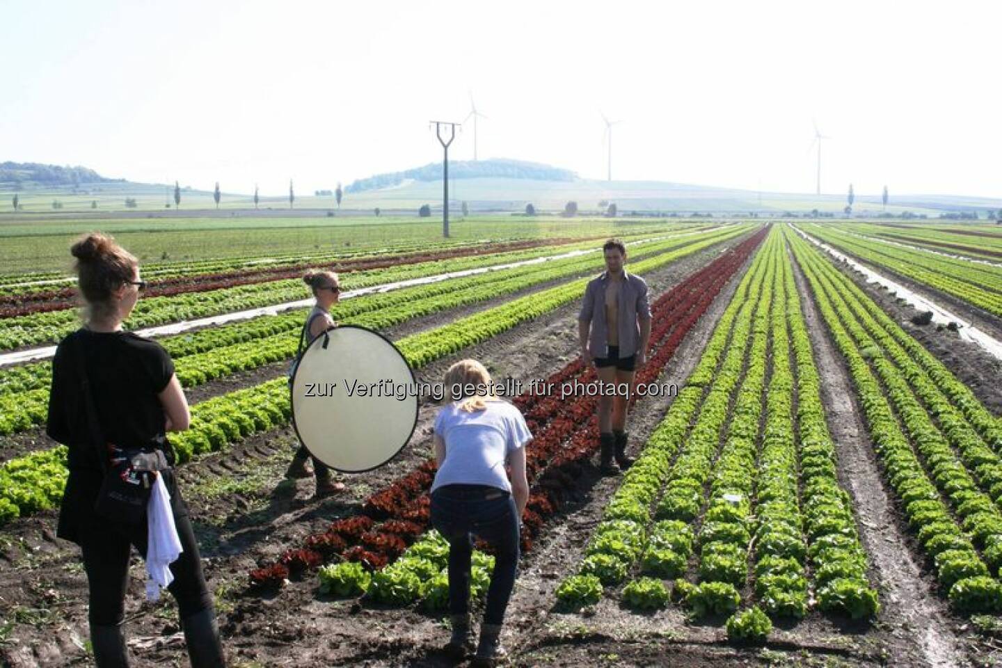 Making of Jungbauernkalender 2015