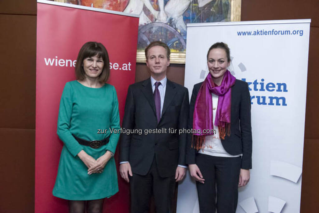 Birgit Kuras (Wiener Börse), Georg Kapsch, Ulrike Haidenthaller (Aktienforum), © (Börse, mehr unter <a href=