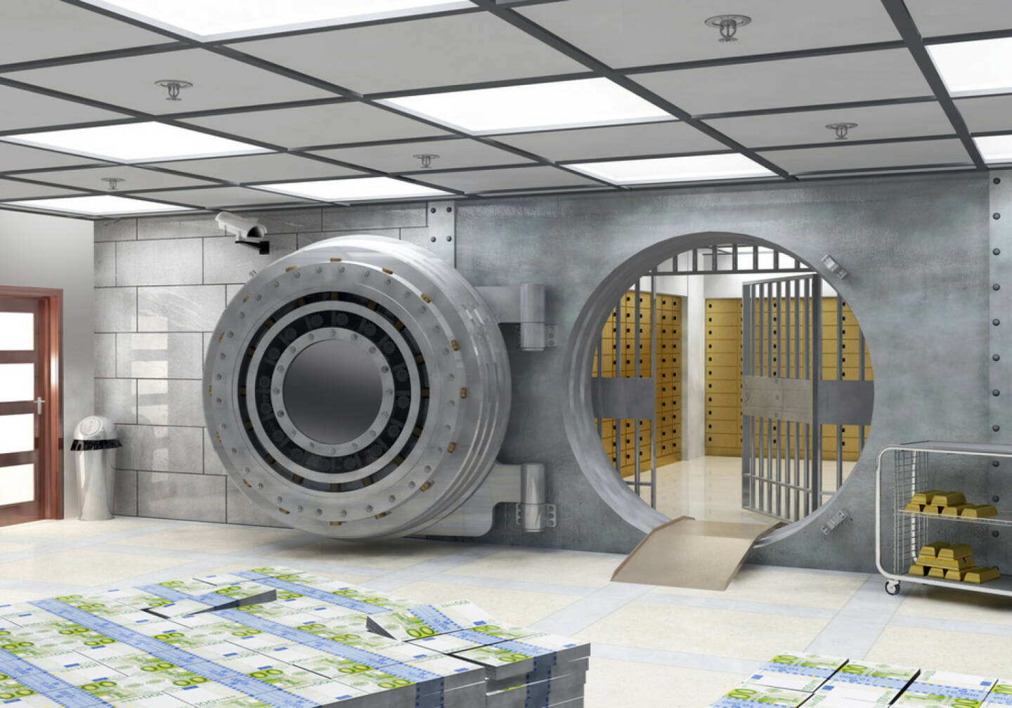 Bank, Tresor, Tresorraum, Sicherheit, Safe, versperren, http://www.shutterstock.com/de/pic-165299627/stock-photo-the-vault.html