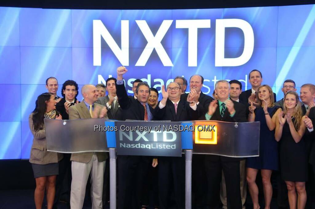 NXT-ID Inc ringing the NASDAQ Opening Bell in celebration of recent #IPO! $NXTD  Source: http://facebook.com/NASDAQ (13.10.2014) 