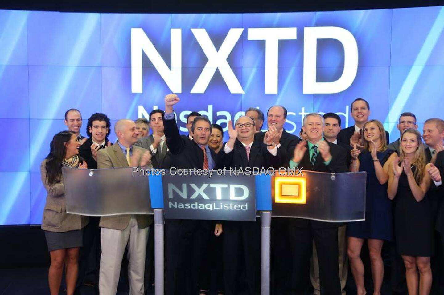 NXT-ID Inc ringing the NASDAQ Opening Bell in celebration of recent #IPO! $NXTD  Source: http://facebook.com/NASDAQ