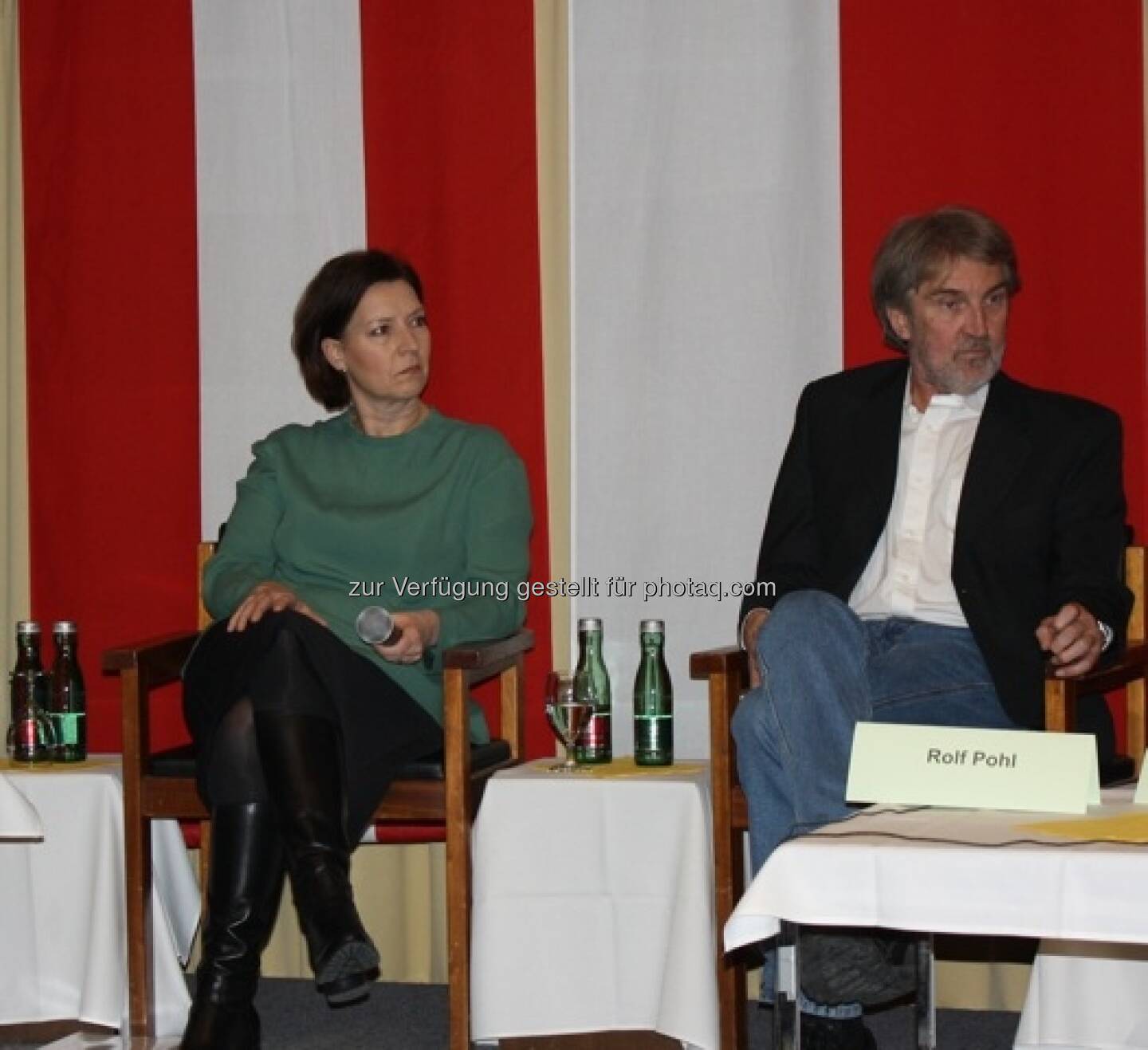 BM Gabriele Heinisch-Hosek, Rolf Pohl - Tagung zum Thema „Zwischen Gleichstellungserfolgen und Antifeminismus: Zwiespältige Tendenzen in der Modernisierung der Geschlechterverhältnisse“  (Foto: Johannes Kepler Universität)