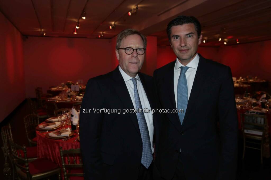 Bank Austria Vorstandsvorsitzender Willibald Cernko, Bank Austria Vorstand Robert Zadrazil, © leisure.at/Roland Rudolph (16.10.2014) 