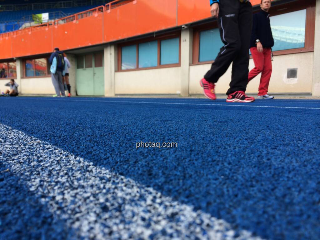 Ernst Happel Stadtion, Track and Field, Laufschuhe (19.10.2014) 