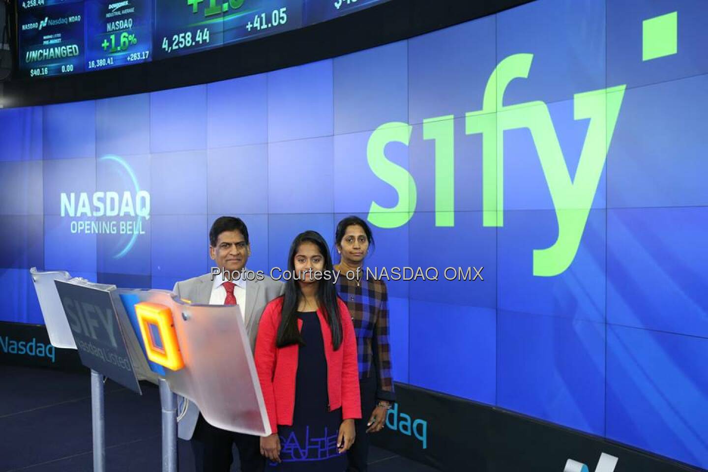 Sify rings the #NASDAQ Opening Bell!$SIFY  Source: http://facebook.com/NASDAQ