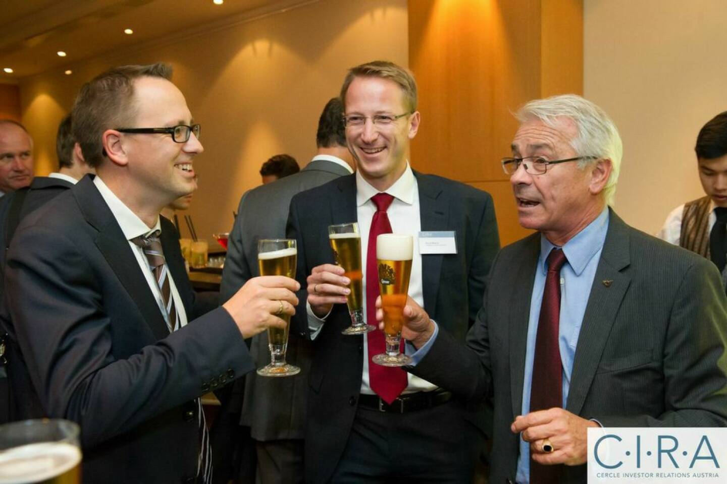 Prost Post: Stefan Maxian, Bernd Maurer (RCB), Georg Pölzl (Post)