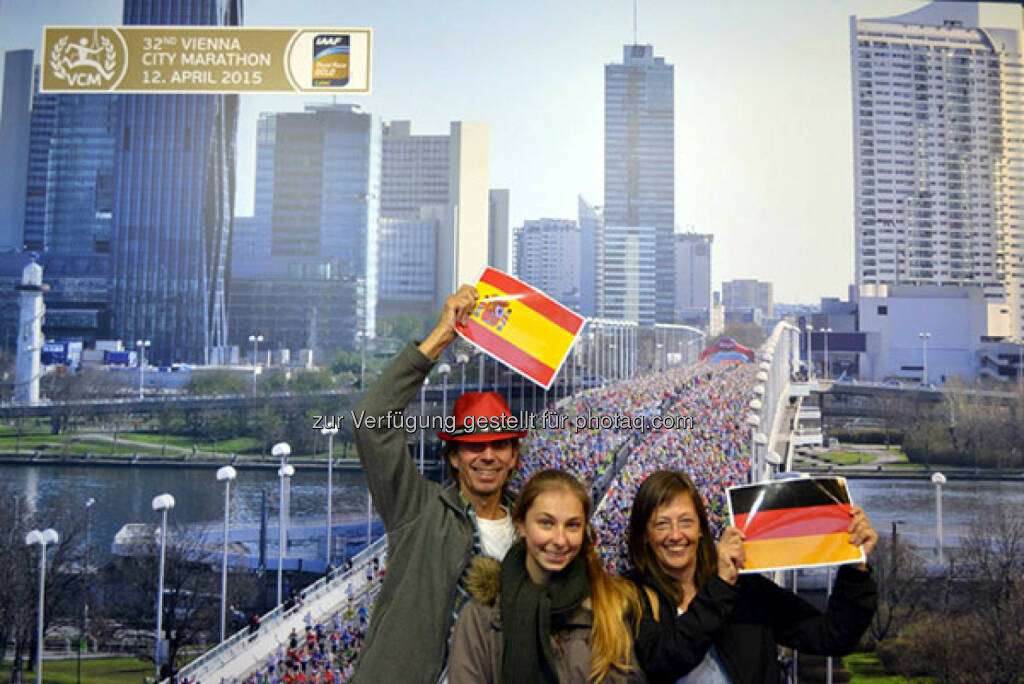Mit einem „We are Europe“-Foto kannst man ein VCM-Package mit Startplatz beim Vienna City Marathon am 12. April 2015 und der Nächtigung beim unserem Offiziellen Hotelpartner Austria Trend Hote gewinnen., © Aussendung (23.10.2014) 