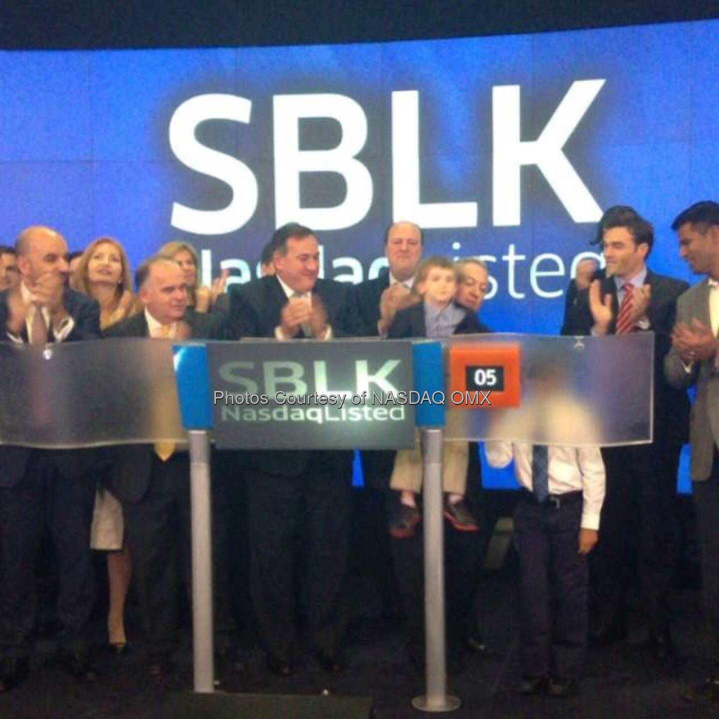 Great to have Star Bulk Carriers with us today to ring the #Nasdaq closing bell! Well done!  Source: http://facebook.com/NASDAQ