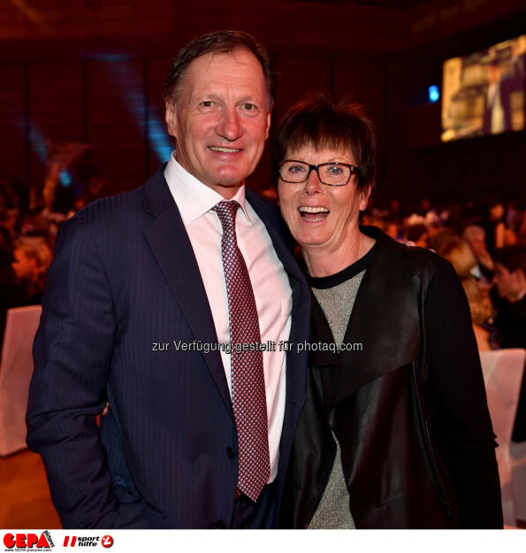 Franz Klammer and Annemarie Moser Proell, Lotterien Gala Nacht des Sports, Photo: Gepa pictures/ Michael Riedler, ©  Gepa pictures/ Michael Riedler (31.10.2014) 