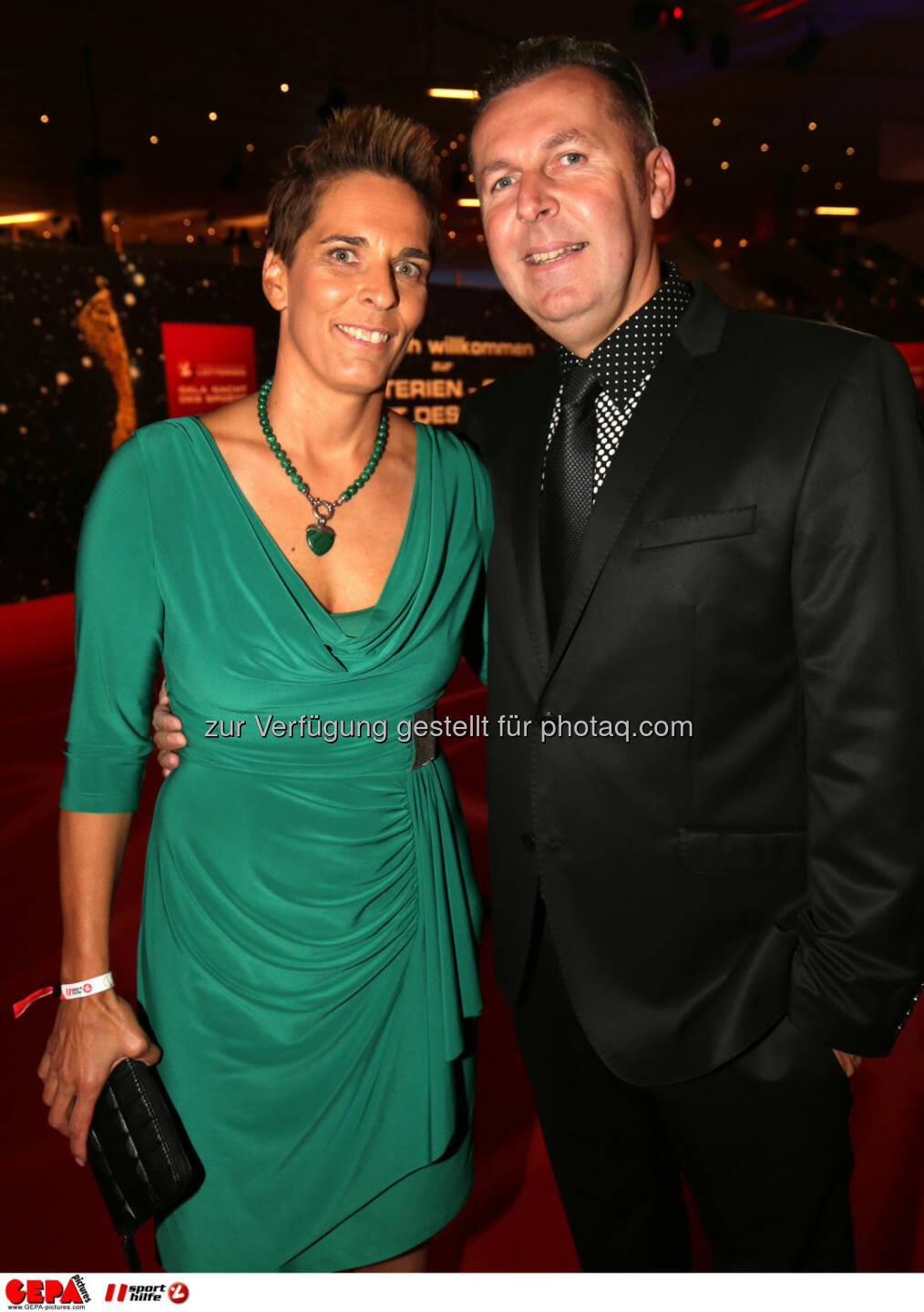 Michaela Dorfmeister mit Ehemann Andreas, Lotterien Gala Nacht des Sports, Photo: Gepa pictures/ Walter Luger