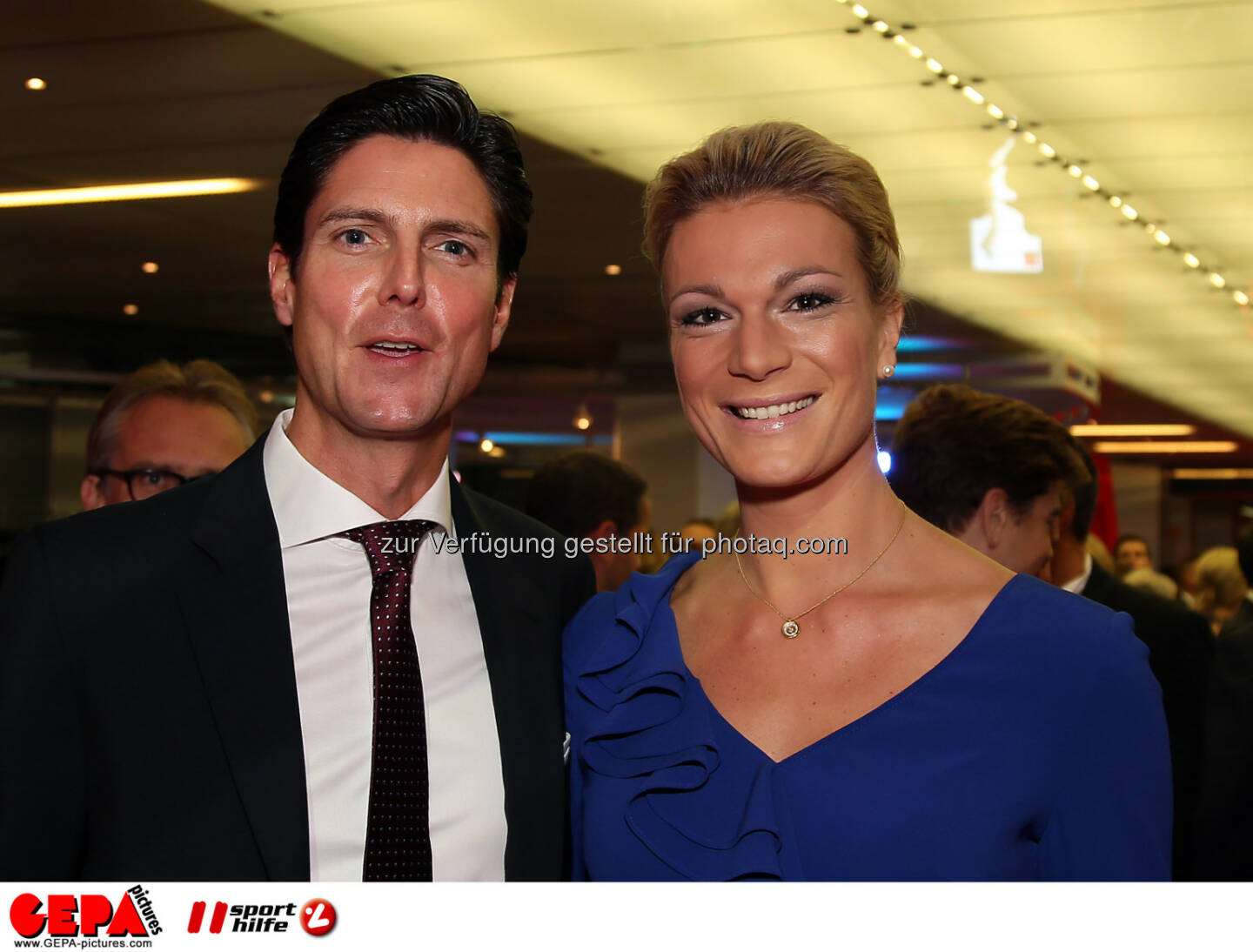 Marcus Hoefl and Maria Hoefl-Riesch, Lotterien Gala Nacht des Sports, Photo: Gepa pictures/ Hans Oberlaender