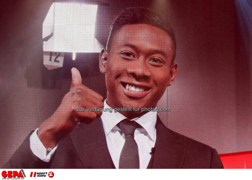 David Alaba (FC Bayern Muenchen), Sportler des Jahres, Lotterien Gala Nacht des Sports, Photo: Gepa pictures/ Christian Walgram, ©  Gepa pictures/ Michael Riedler (31.10.2014) 