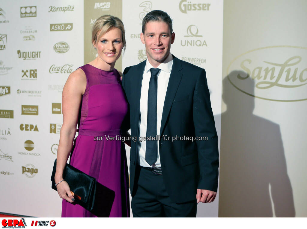 Marlies Schild und Benjamin Raich (AUT). Photo: GEPA pictures/ Christian Walgram, ©  Gepa pictures/ Michael Riedler (31.10.2014) 