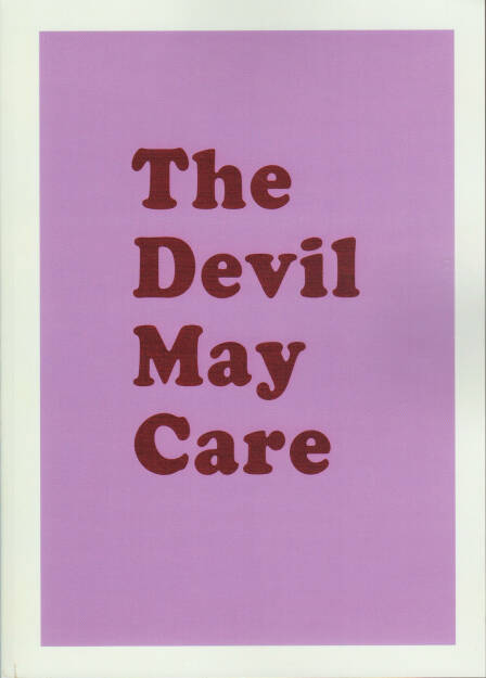 Aaron McElroy - The Devil May Care, S_U_N_ 2014, Cover - http://josefchladek.com/book/aaron_mcelroy_-_the_devil_may_care, © (c) josefchladek.com (07.11.2014) 