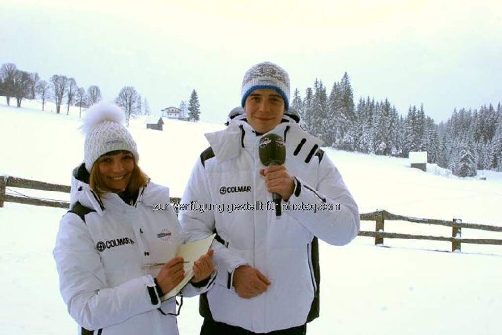 voestalpine-Blogger Johanna Holzer und Markus Kerschbamer bei der alpinen Ski WM - was sie zu sagen haben, siehe http://voestalpine-wm-blog.at/2013/02/03/die-wm-kann-kommen/#.UQ6b5I7aK_Q, © <a href=