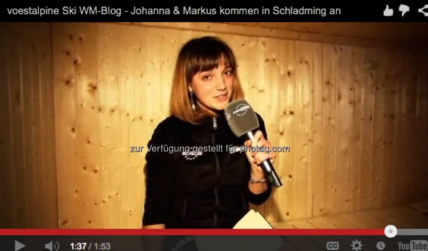 Johanna Holzer findet im Appartement zur alpinen Ski WM auch eine Sauna vor: http://voestalpine-wm-blog.at/2013/02/04/das-blogger-appartement-und-die-erste-pressekonferenz/#.UQ--l47aK_Q