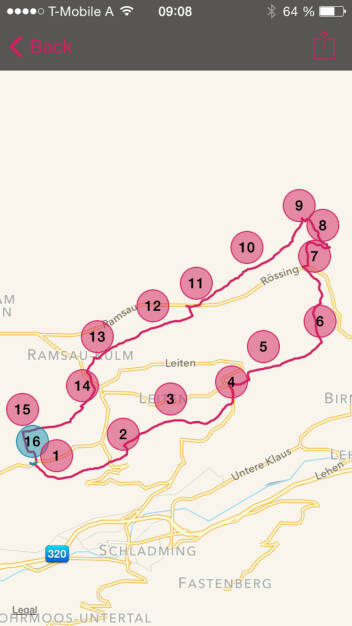 Martina Draper: Vorberg, Leiten, Rössing, Raumsau, 16k (15.11.2014) 