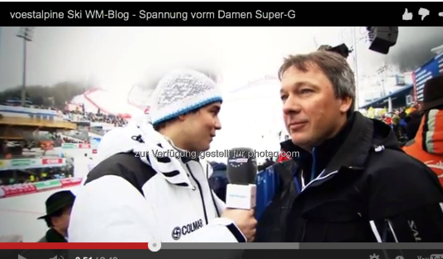 Fritz Strobl im Video vor dem Damen Super G http://voestalpine-wm-blog.at/2013/02/05/voestalpine-ski-wm-blog-spannung-vorm-damen-super-g/#.UREkio7aK_Q